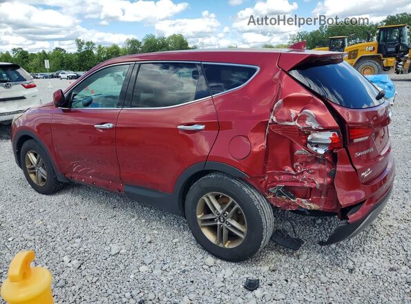 5XYZT3LB6HG413074 2017 HYUNDAI SANTA Red Trasero izquierdo
