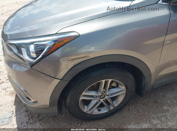 5XYZT3LB6JG545113 2018 HYUNDAI SANTA FE SPORT Gray Դիմացի տեսք