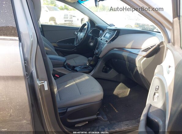 5XYZT3LB6JG545113 2018 HYUNDAI SANTA FE SPORT Gray Սալոնի դիմացի տեսք