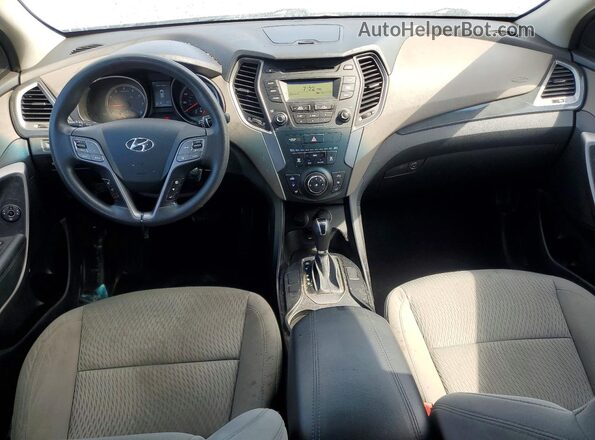 5XYZT3LB7GG348900 2016 HYUNDAI SANTA Blue Dashboard view