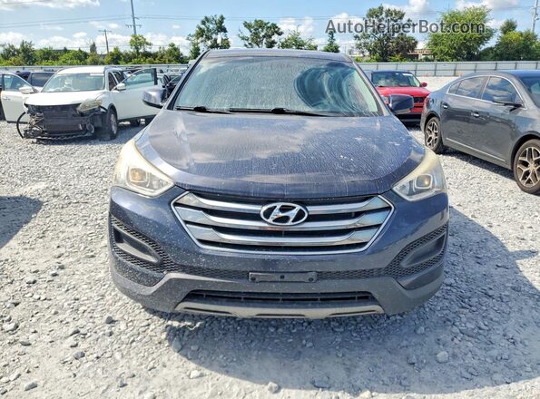 5XYZT3LB7GG348900 2016 HYUNDAI SANTA Blue Front view