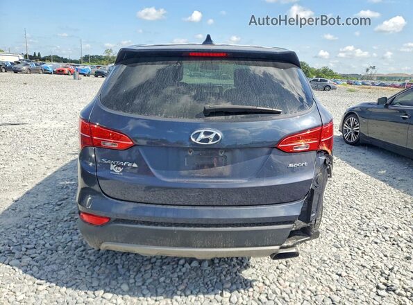 5XYZT3LB7GG348900 2016 HYUNDAI SANTA Blue Rear view