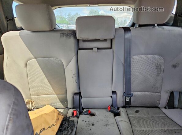 5XYZT3LB7GG355264 2016 HYUNDAI SANTA White უკანა სავარძლების ხედი