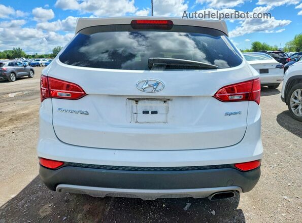 5XYZT3LB7GG355264 2016 HYUNDAI SANTA White უკანა ხედი