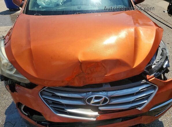 5XYZT3LB7HG381056 2017 HYUNDAI SANTA Оранжевый Вид подкапотного пространства