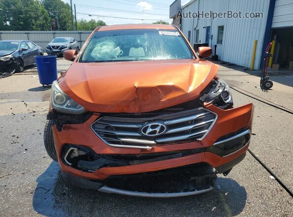 5XYZT3LB7HG381056 2017 HYUNDAI SANTA Оранжевый Вид спереди