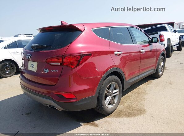 5XYZT3LB7HG410829 2017 HYUNDAI SANTA FE SPORT Red Rear right