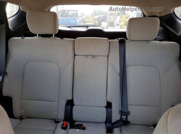 5XYZT3LB7HG492884 2017 HYUNDAI SANTA Красный Вид задних сидений