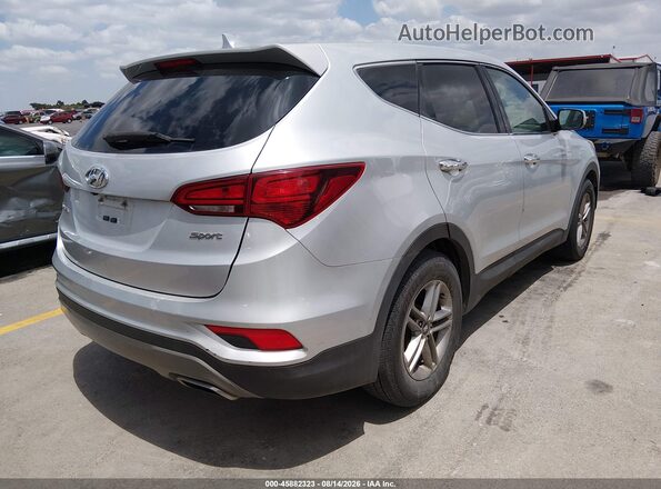 5XYZT3LB7HG495574 2017 HYUNDAI SANTA FE SPORT Серебряный Задняя правая четверть