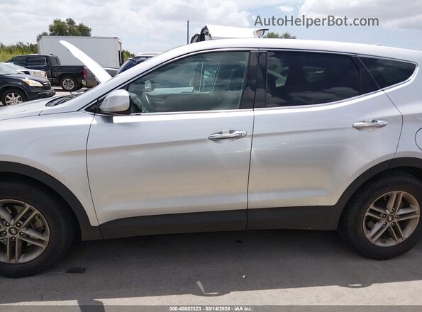 5XYZT3LB7HG495574 2017 HYUNDAI SANTA FE SPORT Серебряный Панорамный вид салона 360°