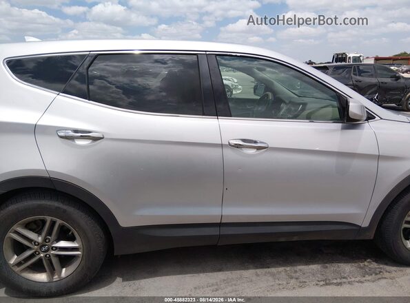 5XYZT3LB7HG495574 2017 HYUNDAI SANTA FE SPORT Серебряный Вид задней части салона