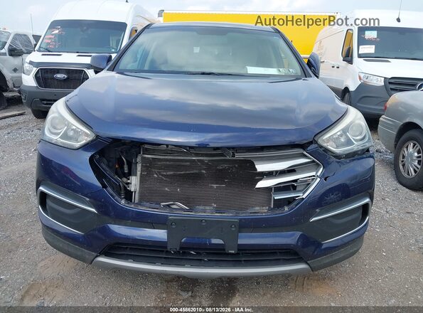 5XYZT3LB7JG533729 2018 HYUNDAI SANTA FE SPORT Blue Widok z przodu
