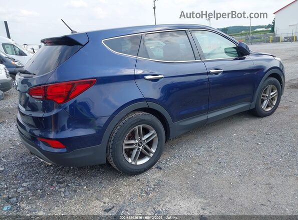 5XYZT3LB7JG533729 2018 HYUNDAI SANTA FE SPORT Blue Tył prawy