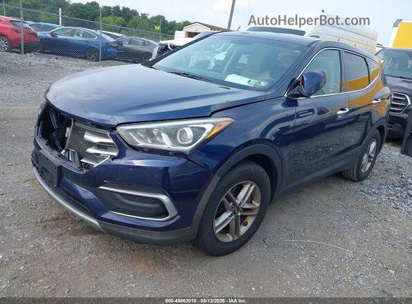5XYZT3LB7JG533729 2018 HYUNDAI SANTA FE SPORT Blue Przód lewy