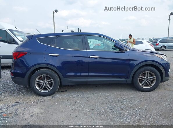 5XYZT3LB7JG533729 2018 HYUNDAI SANTA FE SPORT Blue Widok wnętrza z tyłu