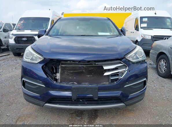 5XYZT3LB7JG533729 2018 HYUNDAI SANTA FE SPORT Blue Widok zestawu wskaźników