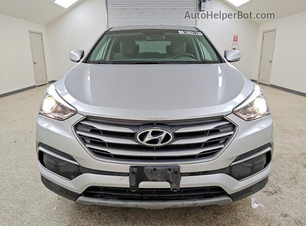 5XYZT3LB7JG553706 2018 HYUNDAI SANTA Silver Vista frontal