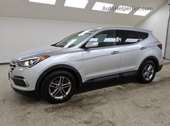 5XYZT3LB7JG553706 2018 HYUNDAI SANTA Silver 
