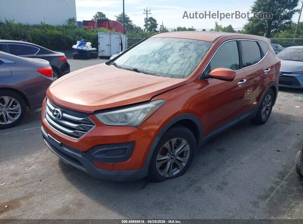 5XYZT3LB8GG317462 2016 HYUNDAI SANTA FE SPORT Orange წინა მარცხენა ხედი სამი მეოთხედიდან