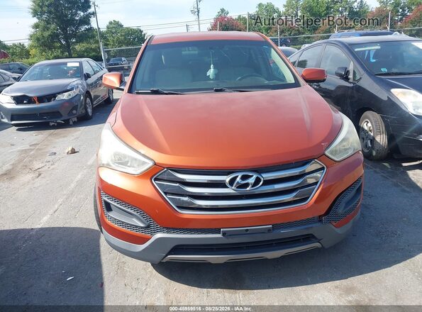 5XYZT3LB8GG317462 2016 HYUNDAI SANTA FE SPORT Orange წინა ხედი