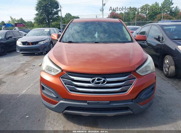 5XYZT3LB8GG317462 2016 HYUNDAI SANTA FE SPORT Orange ხელსაწყოთა პანელის ხედი