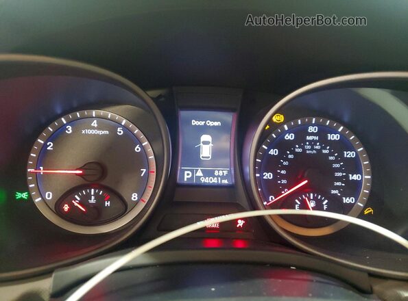 5XYZT3LB8GG365611 2016 HYUNDAI SANTA Silver ხელსაწყოთა პანელის ხედი