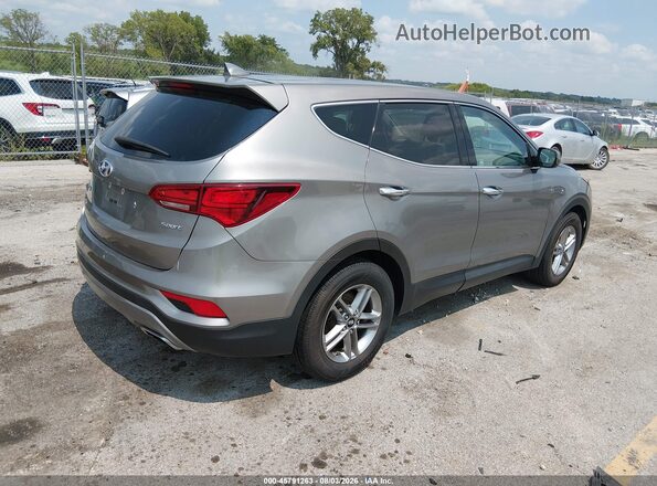 5XYZT3LB8HG436985 2017 HYUNDAI SANTA FE SPORT Серый Задняя правая четверть