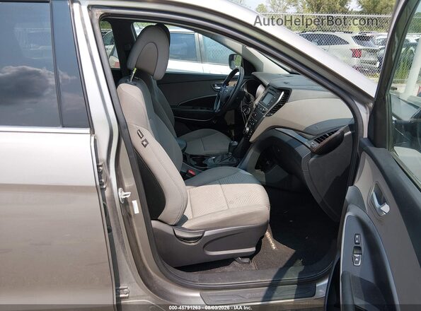 5XYZT3LB8HG436985 2017 HYUNDAI SANTA FE SPORT Серый Вид салона спереди