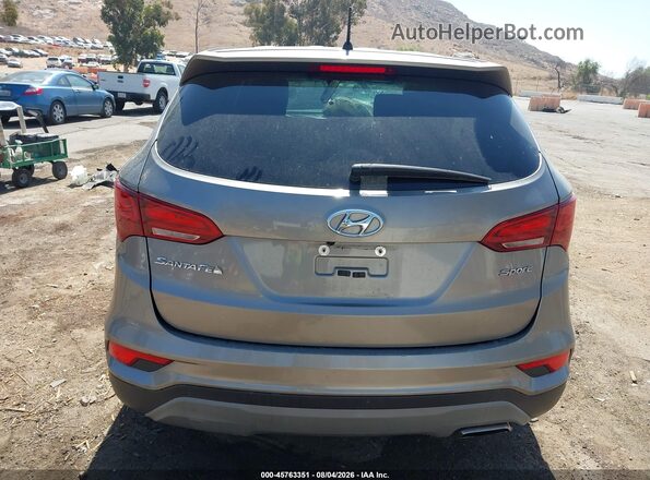 5XYZT3LB8JG563242 2018 HYUNDAI SANTA FE SPORT Серый 