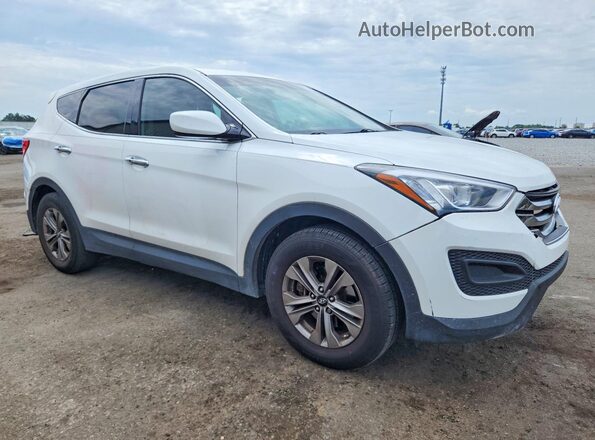 5XYZT3LB9GG356738 2016 HYUNDAI SANTA White Передня права чверть