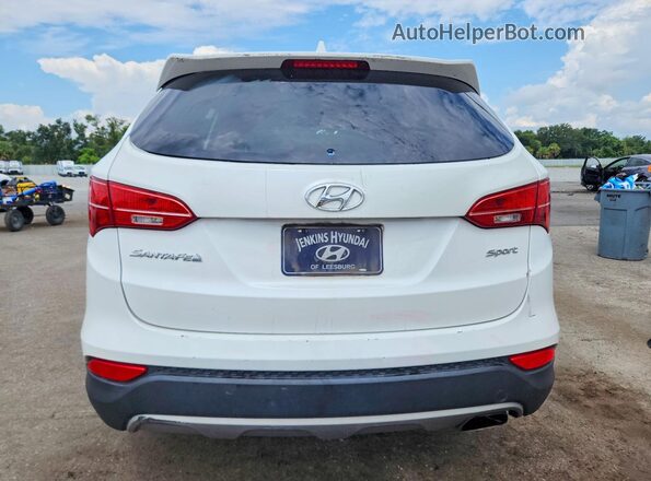 5XYZT3LB9GG356738 2016 HYUNDAI SANTA White Вид ззаду