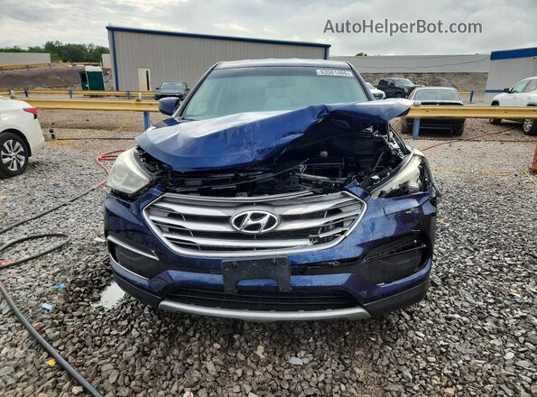 5XYZT3LB9JG527849 2018 HYUNDAI SANTA Blue წინა ხედი
