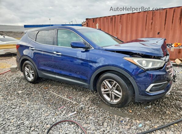 5XYZT3LB9JG527849 2018 HYUNDAI SANTA Blue წინა მარჯვენა