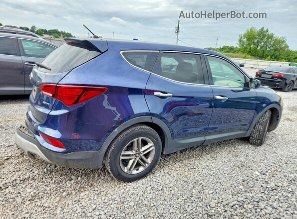 5XYZT3LB9JG542898 2018 HYUNDAI SANTA Blue Հետևի աջ