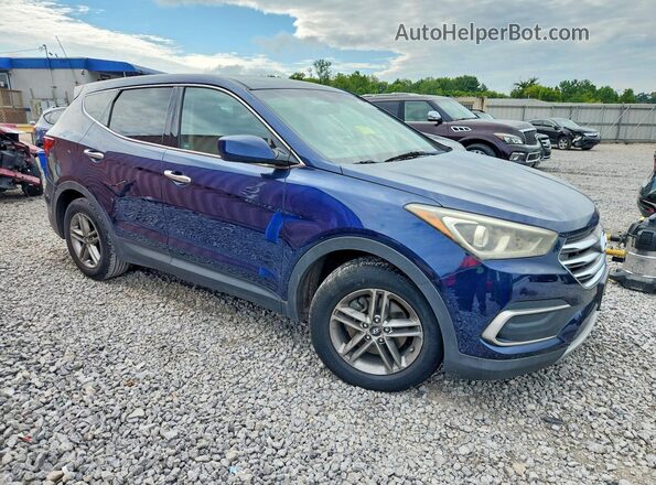 5XYZT3LB9JG542898 2018 HYUNDAI SANTA Blue Առջևի աջ