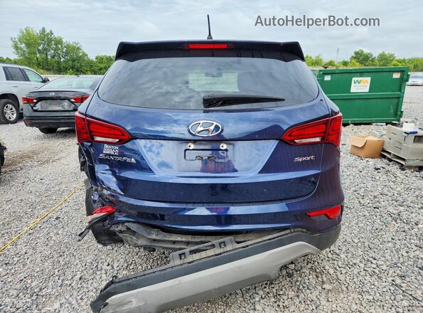 5XYZT3LB9JG542898 2018 HYUNDAI SANTA Blue Հետևի տեսք
