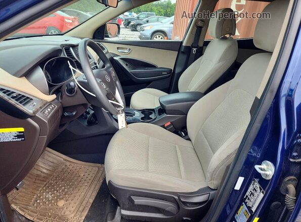 5XYZT3LB9JG542898 2018 HYUNDAI SANTA Blue Սալոնի դիմացի տեսք