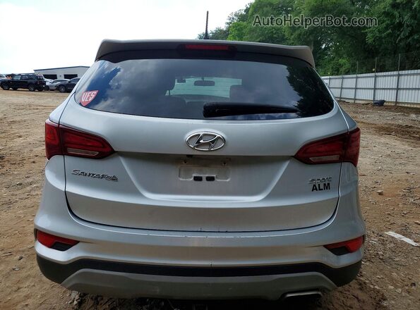 5XYZT3LB9JG572001 2018 HYUNDAI SANTA Серебряный Вид сзади
