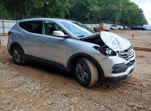 5XYZT3LB9JG572001 2018 HYUNDAI SANTA Серебряный Передняя правая четверть