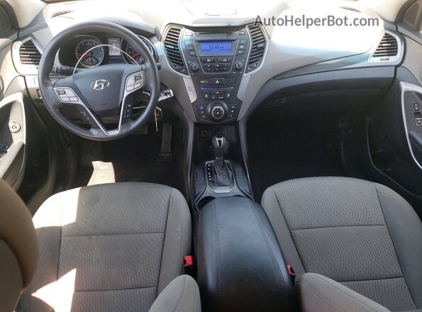 5XYZT3LBXGG342007 2016 HYUNDAI SANTA Gray Առջևի վահանակի տեսք