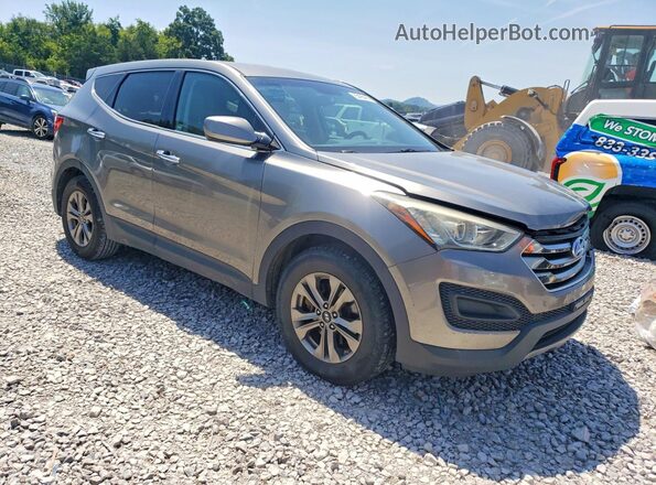 5XYZT3LBXGG342007 2016 HYUNDAI SANTA Gray Առջևի աջ