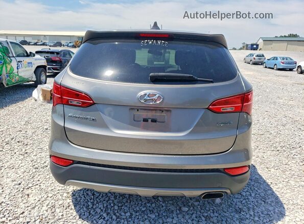 5XYZT3LBXGG342007 2016 HYUNDAI SANTA Gray Հետևի տեսք