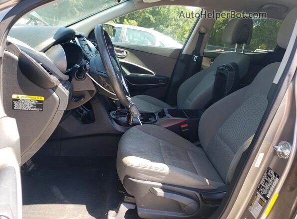 5XYZT3LBXGG342007 2016 HYUNDAI SANTA Gray Սալոնի դիմացի տեսք