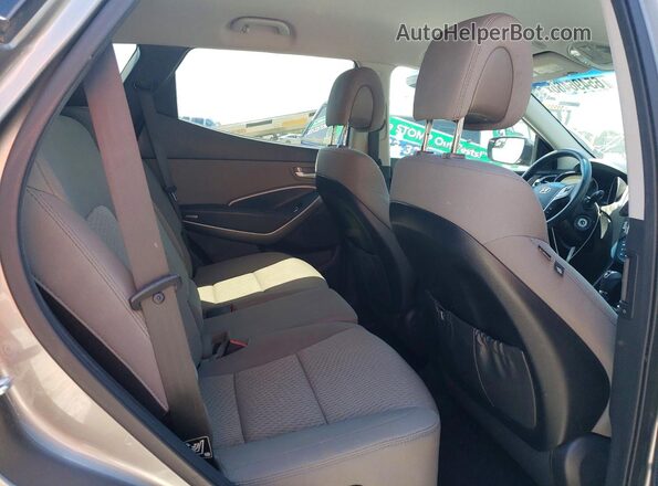 5XYZT3LBXGG342007 2016 HYUNDAI SANTA Gray Սալոնի հետևի տեսք