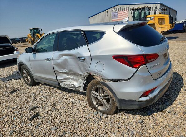 5XYZT3LBXHG452735 2017 HYUNDAI SANTA Silver Tył lewy