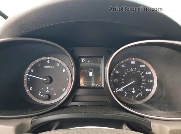 5XYZT3LBXHG492975 2017 HYUNDAI SANTA Silver Սարքավորումների վահանակի տեսք