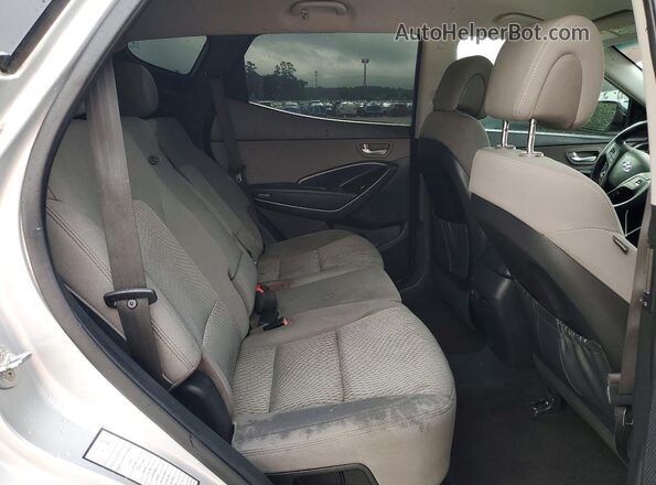 5XYZT3LBXHG492975 2017 HYUNDAI SANTA Silver Հետևի նստատեղերի տեսք