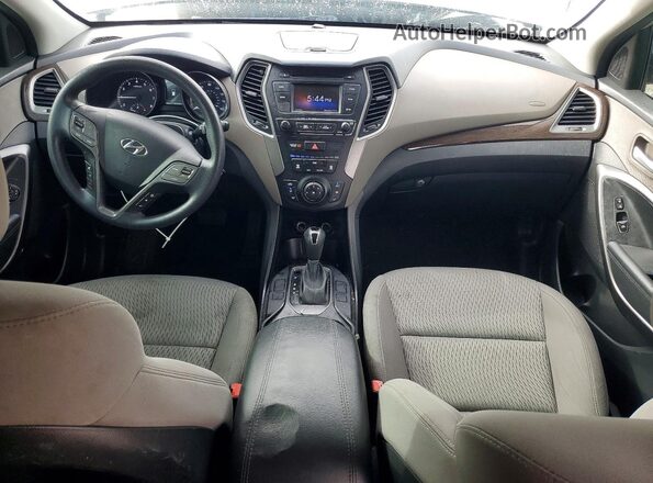 5XYZT3LBXHG492975 2017 HYUNDAI SANTA Silver Առջևի վահանակի տեսք