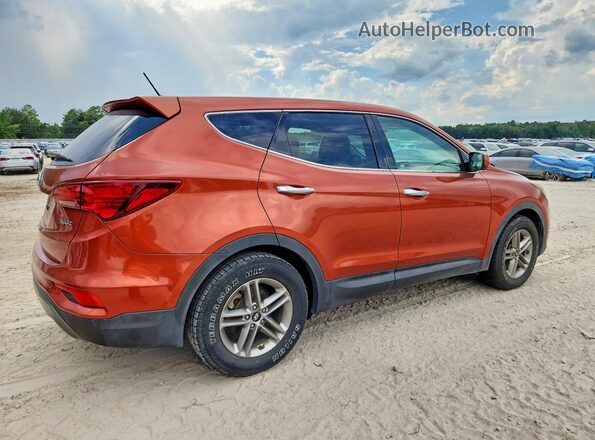 5XYZT3LBXJG522014 2018 HYUNDAI SANTA Orange Widok z przodu
