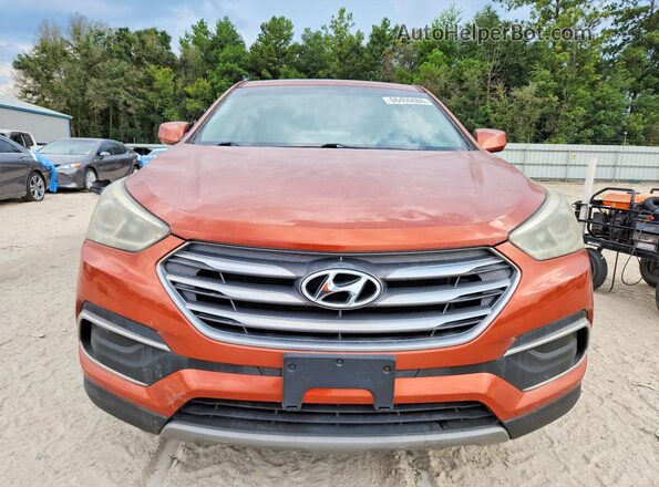 5XYZT3LBXJG522014 2018 HYUNDAI SANTA Orange Widok tylnych siedzeń